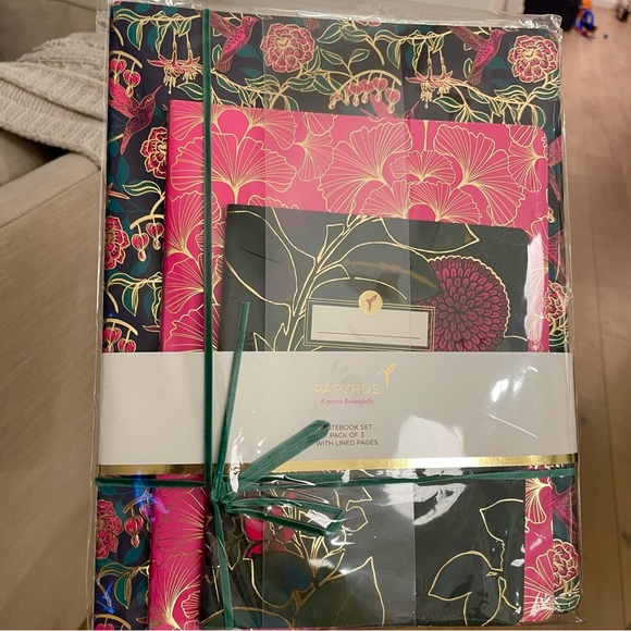 Papyrus Express Beautifully Notebook/Journal Set Pack of 3! New Year Essential! - Picture 5 of 10